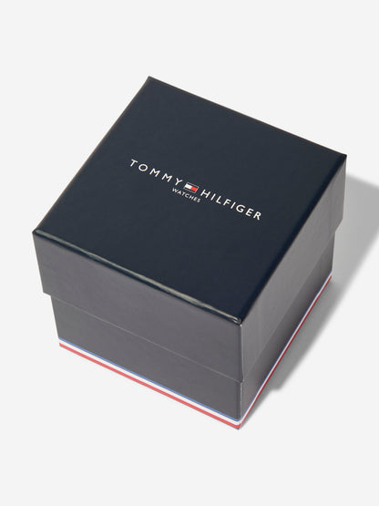 Tommy Hilfiger 女童硅胶表带手表（白色）（34 毫米）