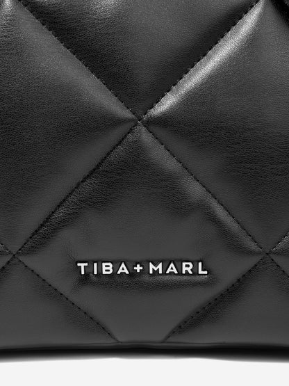 Tiba + Marl Baby Nova 紧凑型绗缝尿布包 黑色（33 厘米）