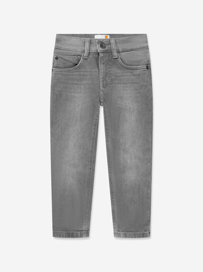 Timberland 男童修身牛仔裤（灰色）