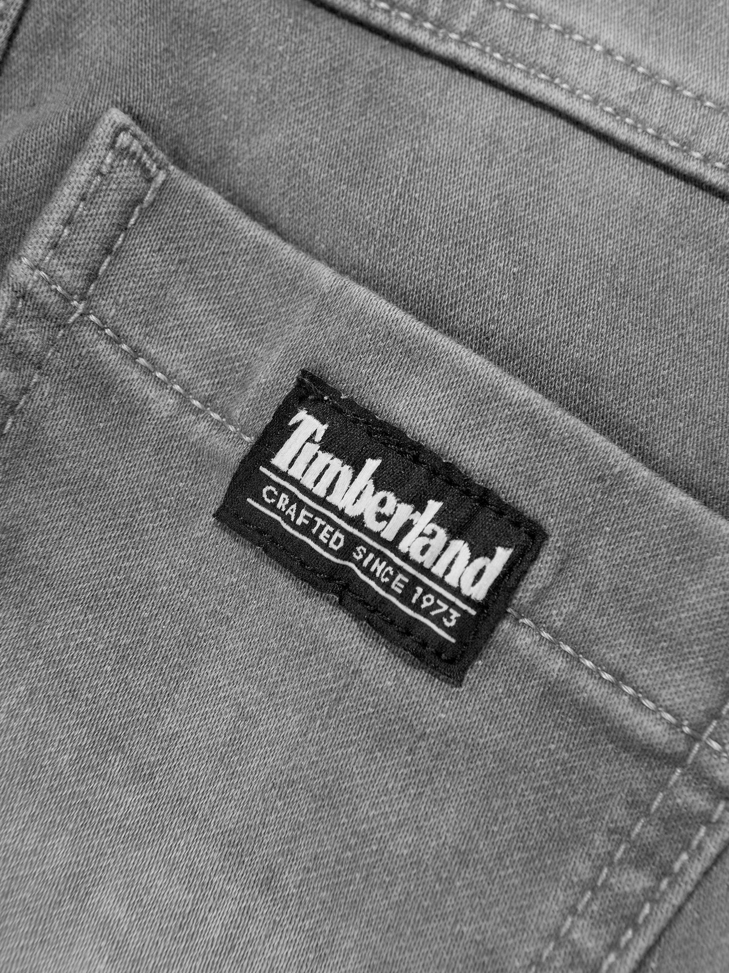 Timberland 男童修身牛仔裤（灰色）