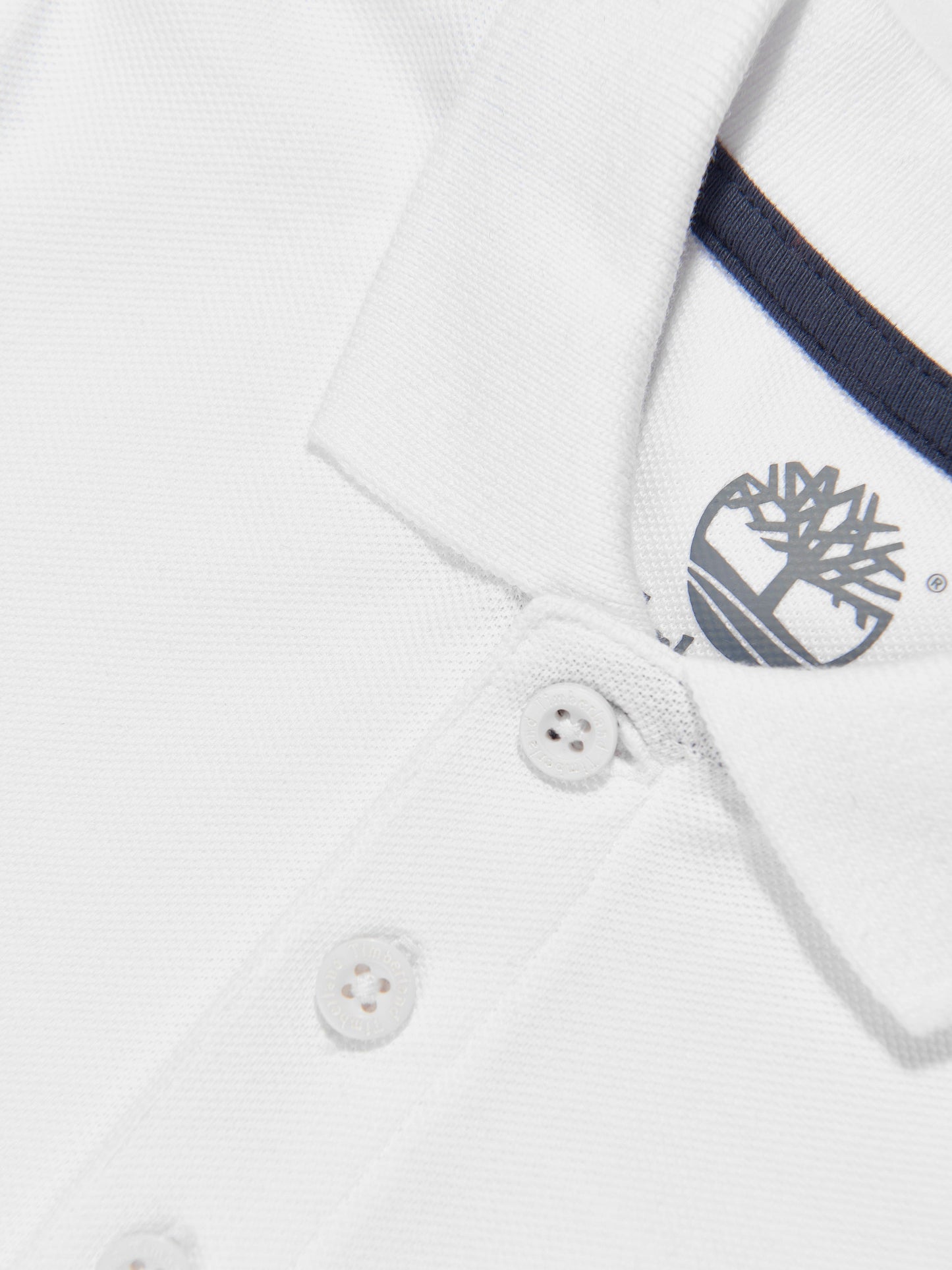 Timberland 男童白色徽标 Polo 衫