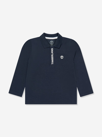 Timberland 男童长袖 Polo 衫（海军蓝）