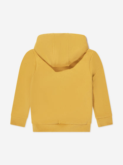 Timberland 男童黄色徽标印花连帽衫