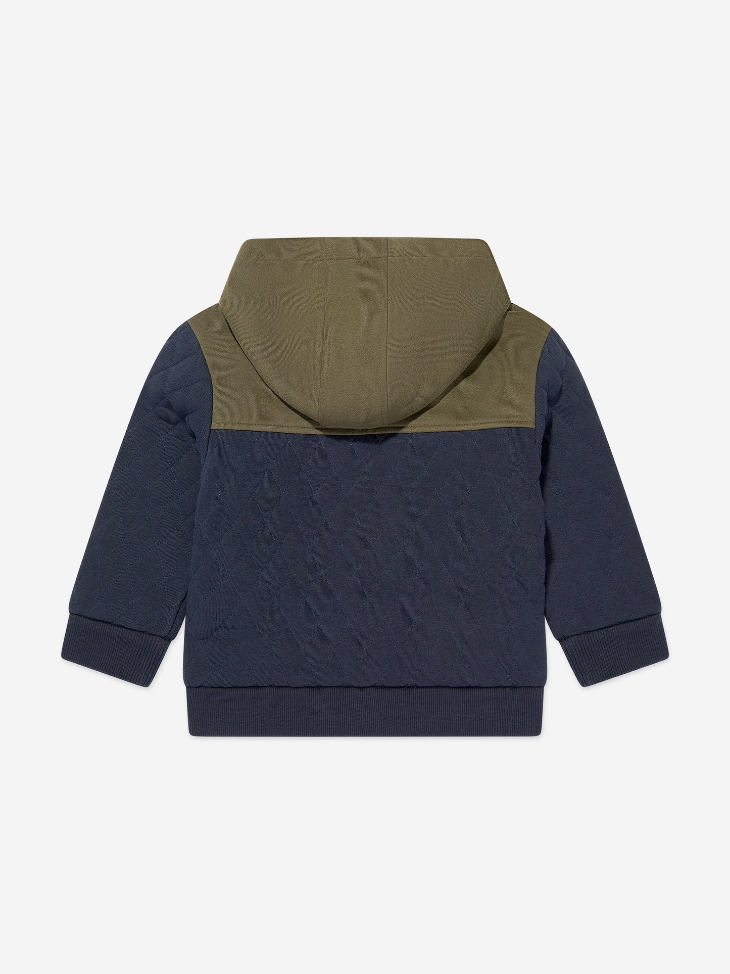 Timberland 男童海军蓝绗缝连帽运动衫