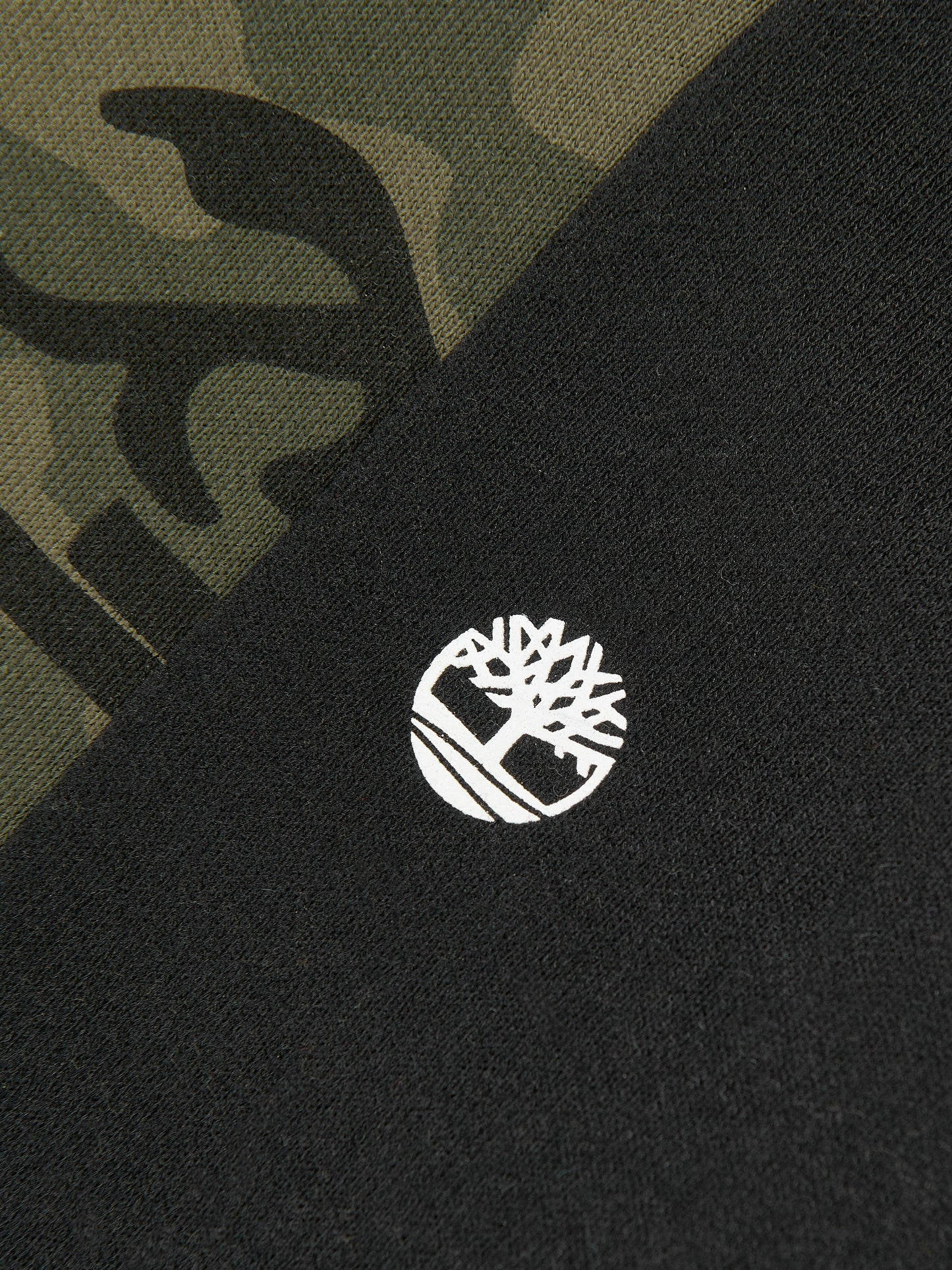 Timberland 男童绿色迷彩运动衫