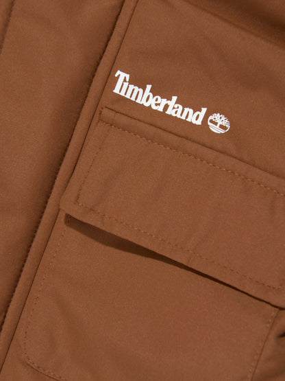 Timberland 男童连帽派克大衣（棕色）