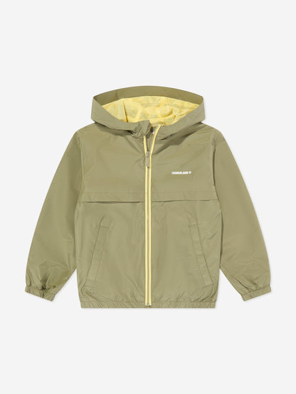 Timberland 男童连帽风衣（绿色）