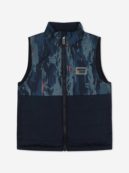 Timberland 男童双面加垫马甲（海军蓝）