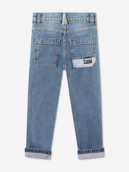 Timberland 男童蓝色修身牛仔裤