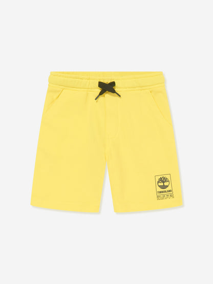 Timberland 男童黄色徽标百慕大短裤