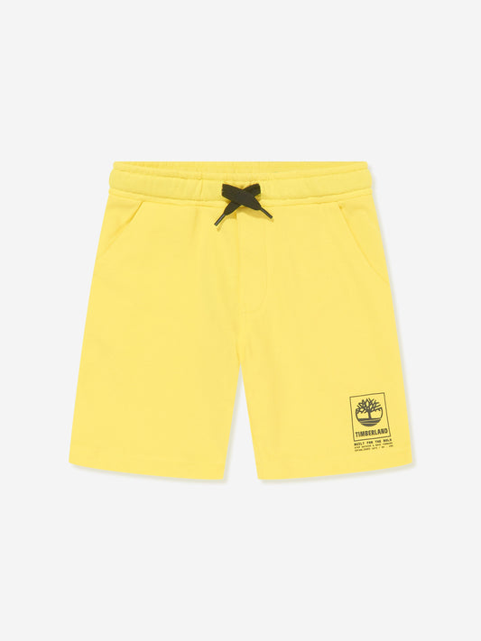 Timberland 男童黄色徽标百慕大短裤