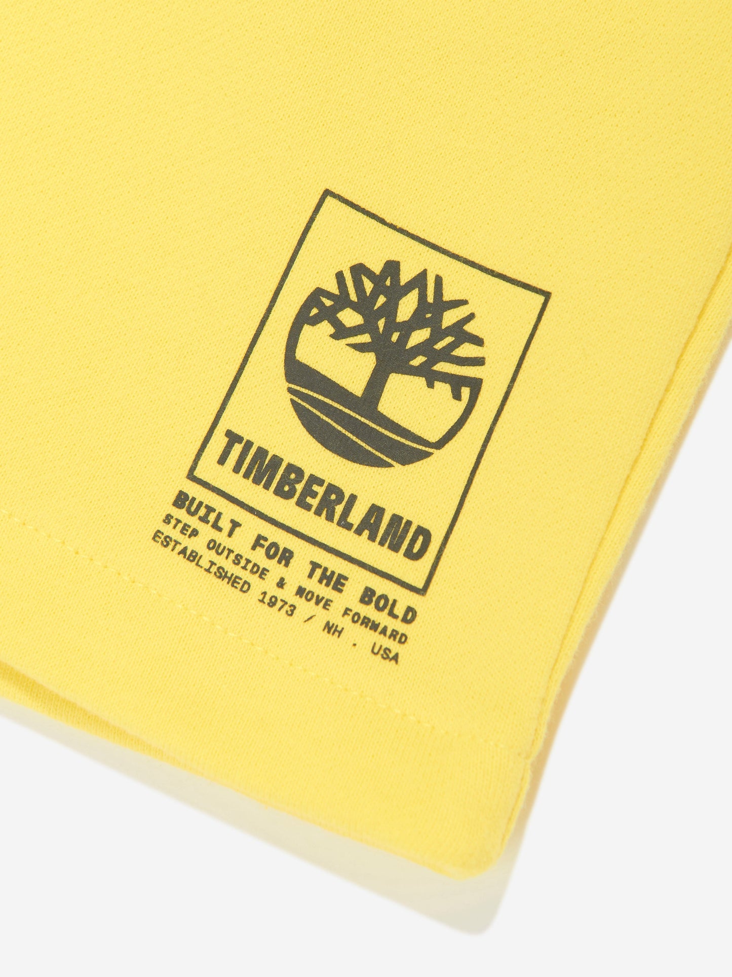 Timberland 男童黄色徽标百慕大短裤