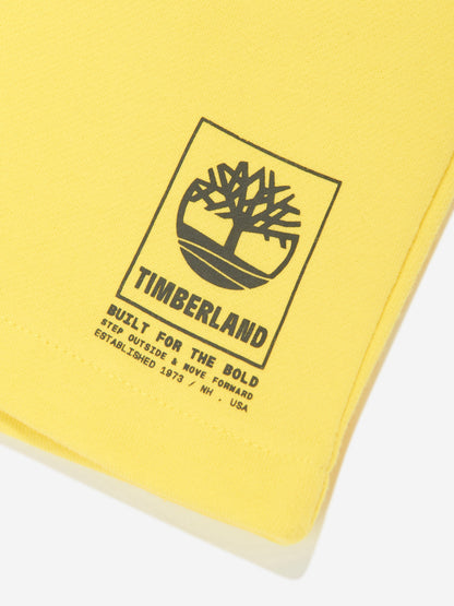 Timberland 男童黄色徽标百慕大短裤