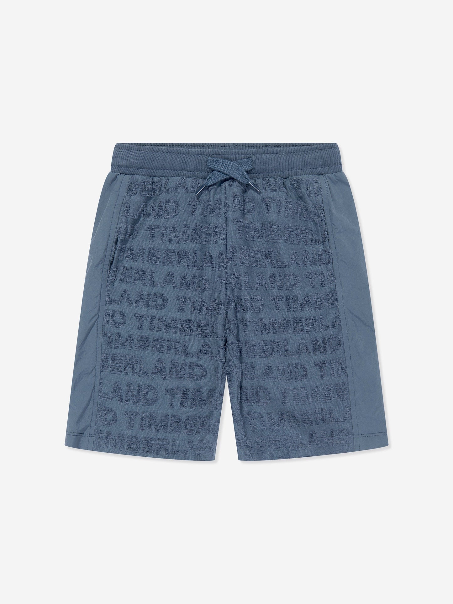 Timberland 男童蓝色毛巾布百慕大短裤