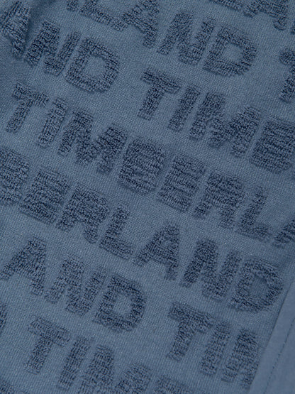 Timberland 男童蓝色毛巾布百慕大短裤