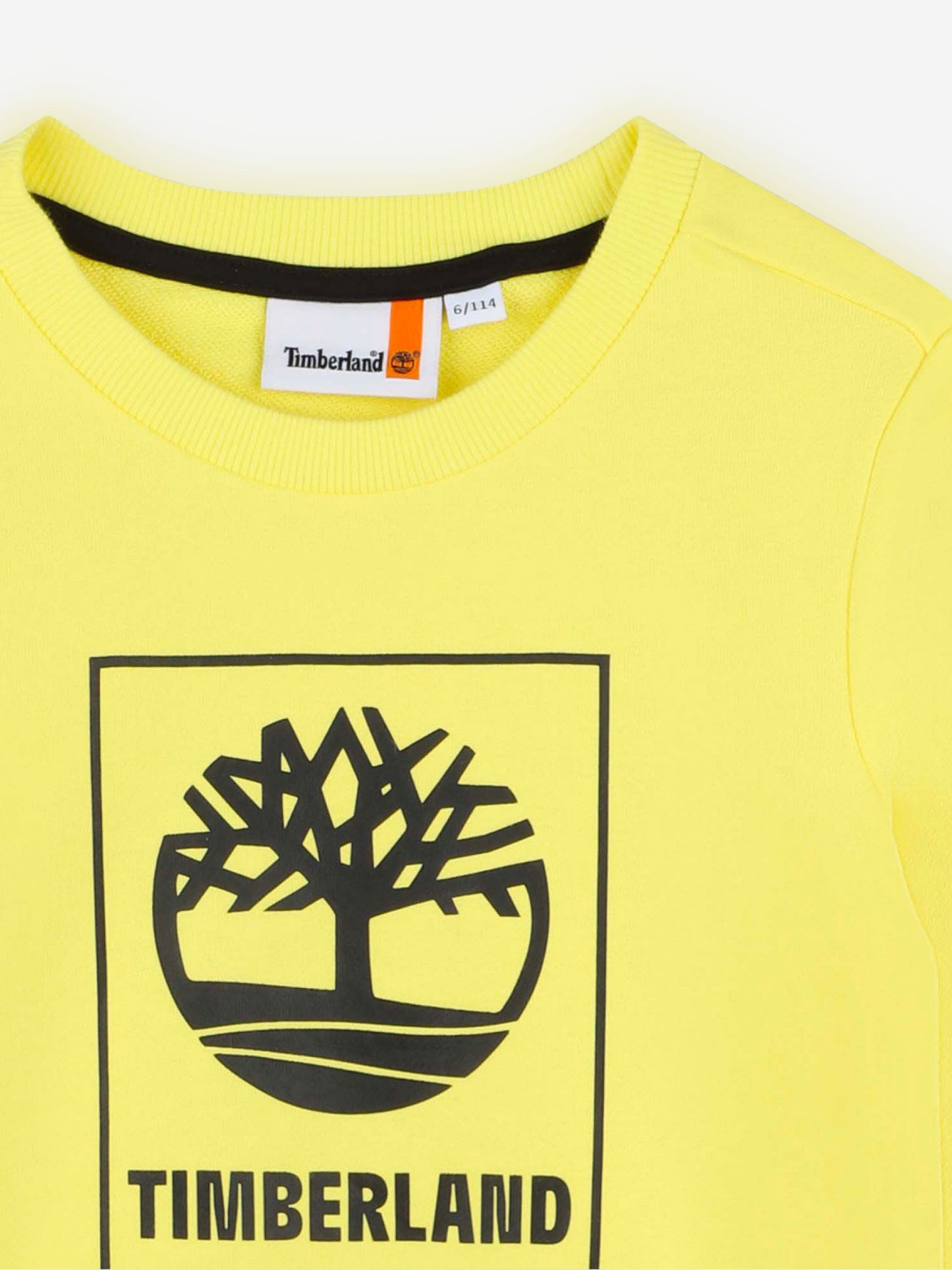 Timberland 男童黄色徽标运动衫