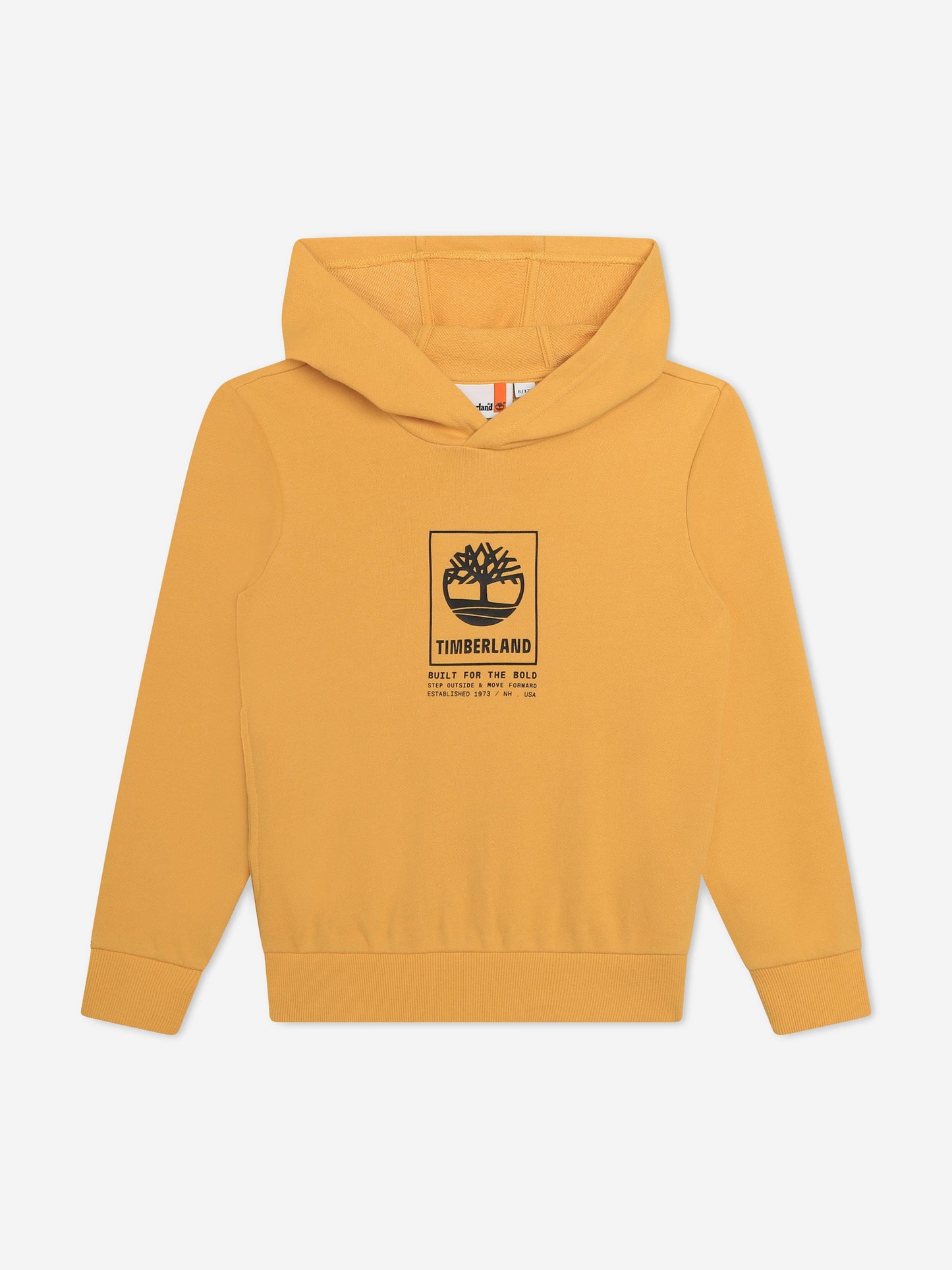 Timberland 男童黄色徽标连帽衫