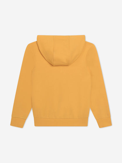 Timberland 男童黄色徽标连帽衫