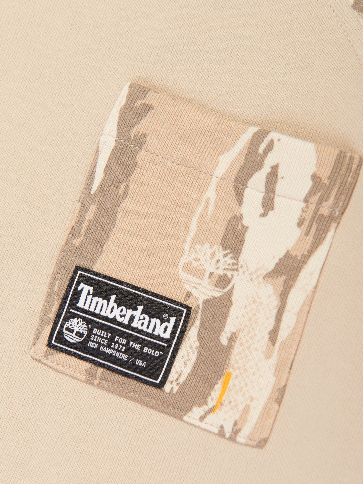 Timberland 男童米色花纹袖运动衫