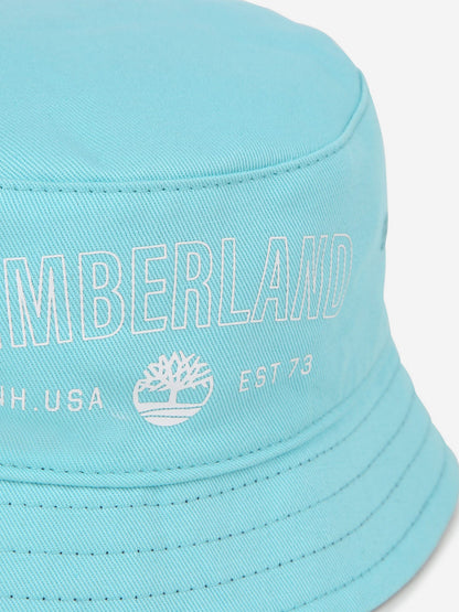 Timberland 男婴双面渔夫帽（海军蓝）
