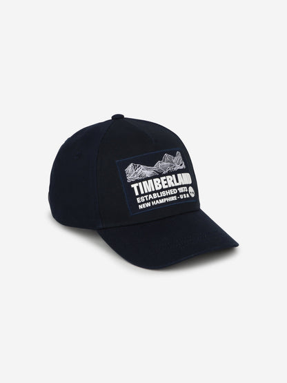 Timberland 男童徽标印花帽（海军蓝）