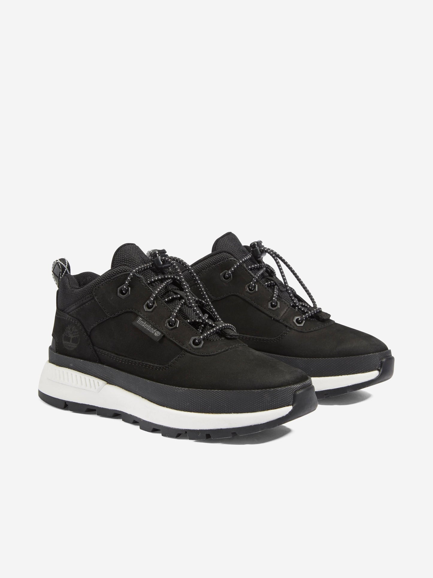 Timberland 男童低帮系带运动鞋（黑色）