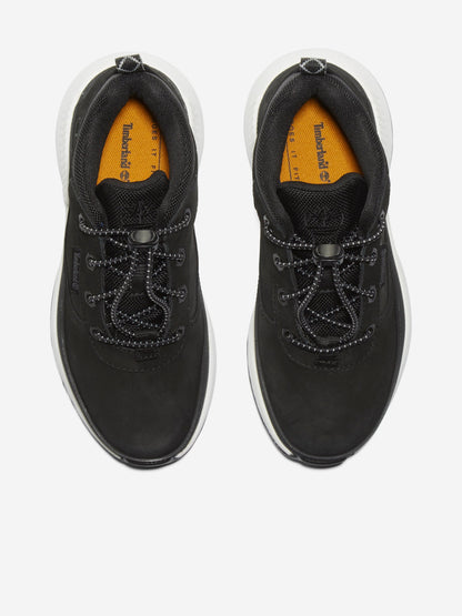 Timberland 男童低帮系带运动鞋（黑色）