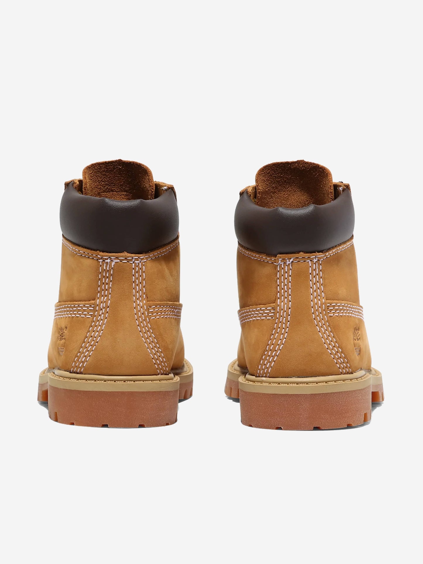 Timberland 儿童 6 英寸系带防水靴（米色）