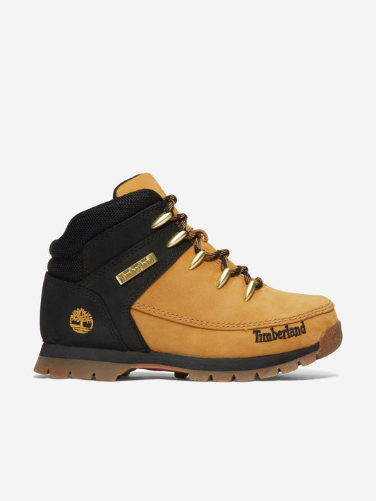 Timberland 男童中帮系带靴（米色）