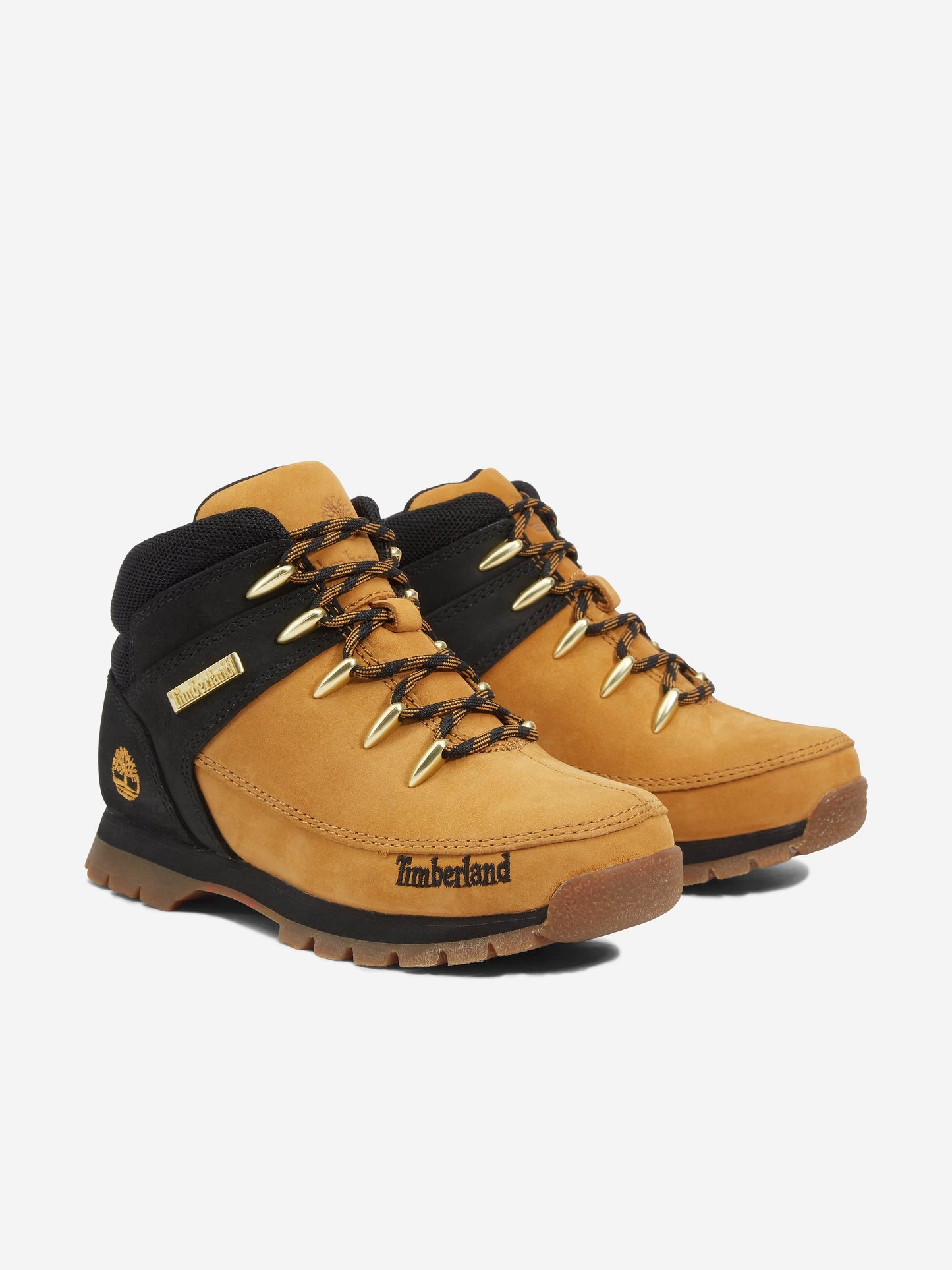 Timberland 男童中帮系带靴（米色）