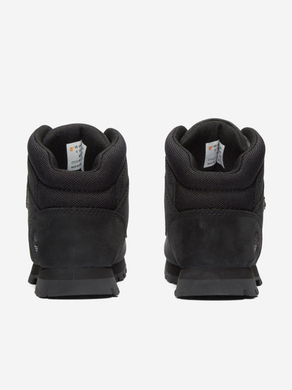 Timberland 男童中帮系带靴（黑色）