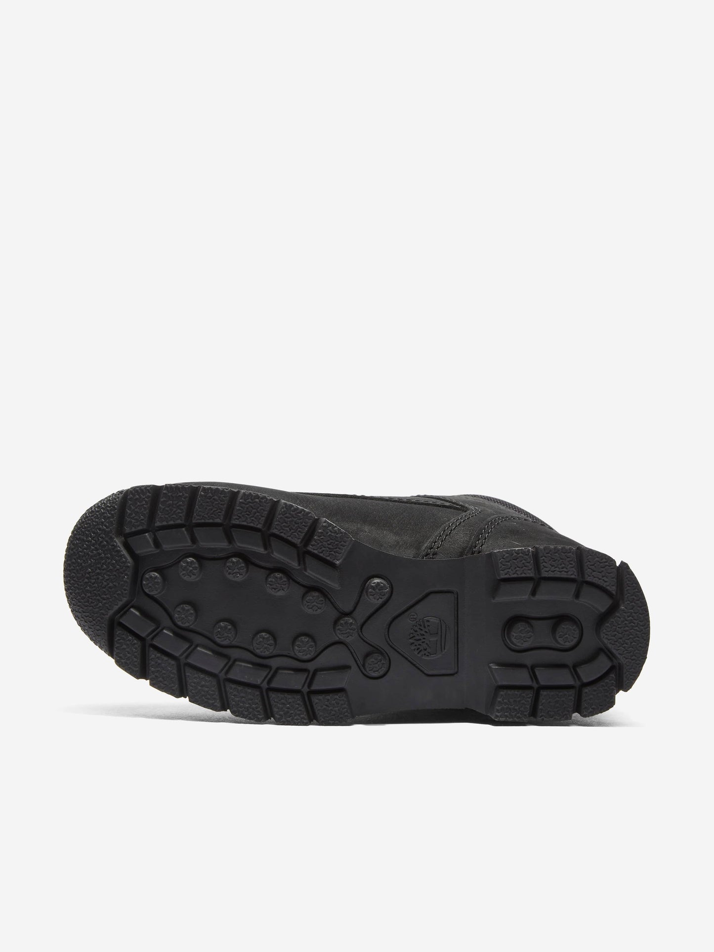 Timberland 男童中帮系带靴（黑色）