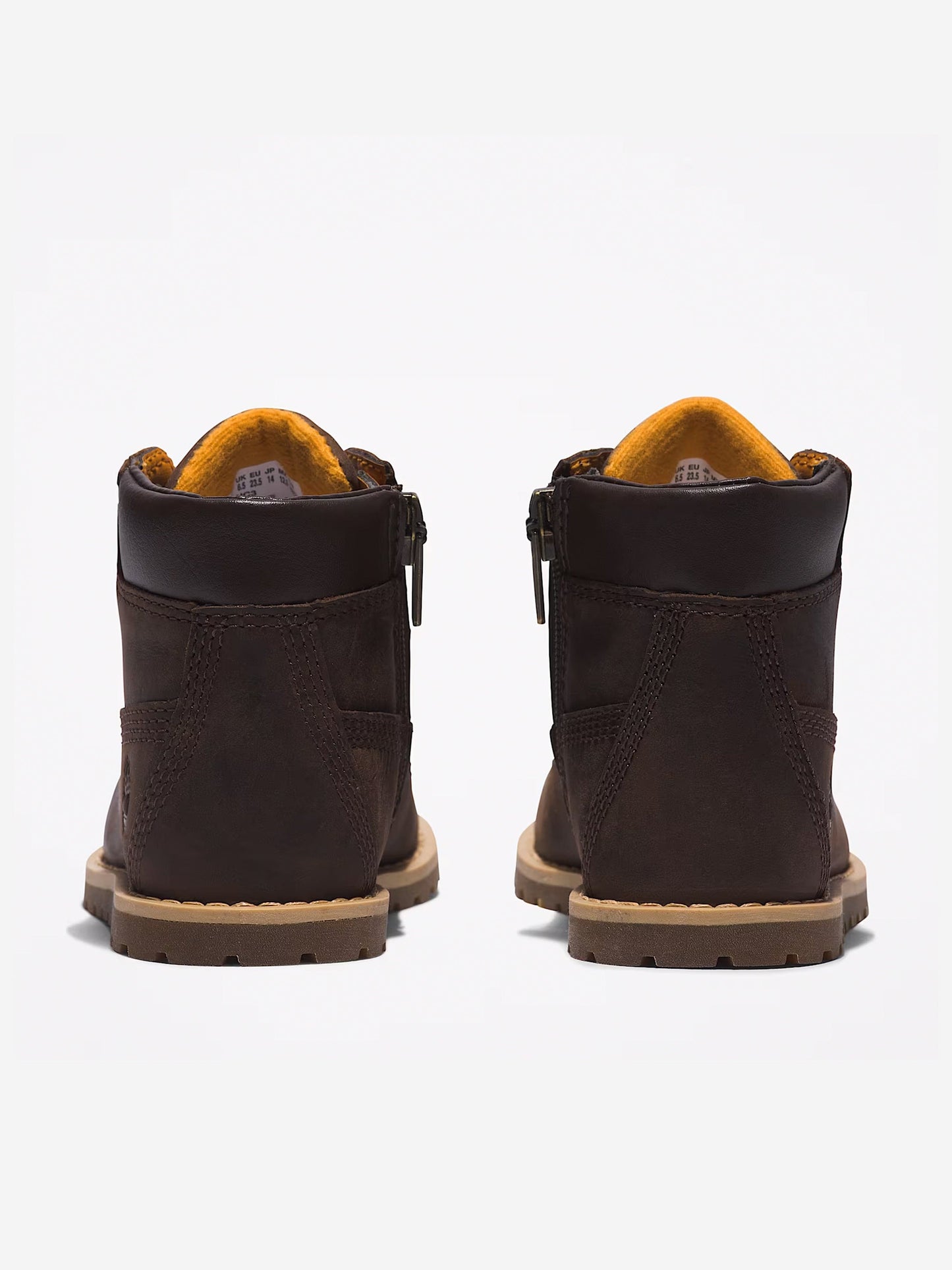 Timberland 儿童中帮系带靴（棕色）