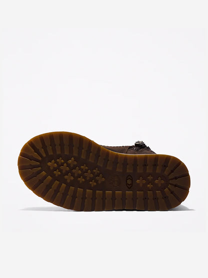 Timberland 儿童中帮系带靴（棕色）