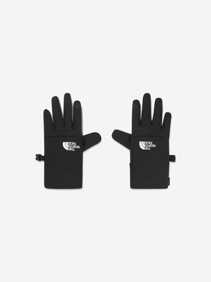 The North Face 儿童再生 Etip 手套（黑色）