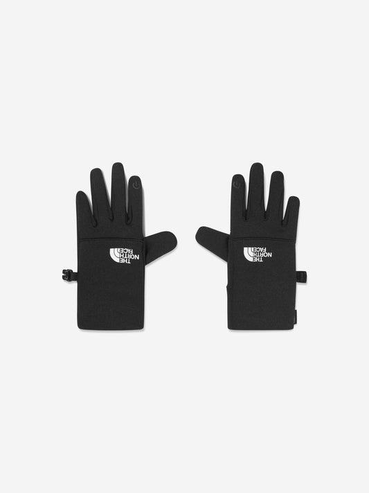 The North Face 儿童再生 Etip 手套（黑色）