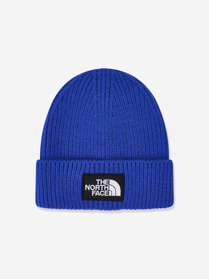 The North Face 儿童 TNF Box Logo 翻边 Benaie（蓝色）