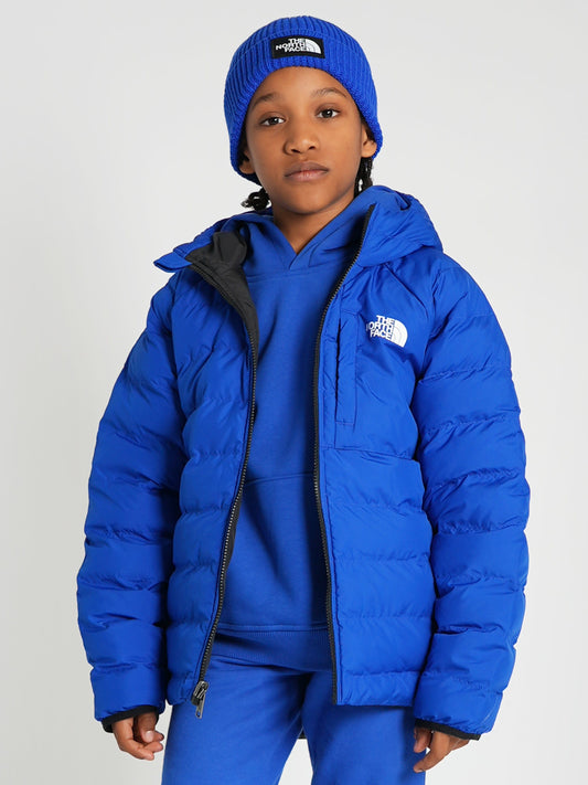The North Face 男童双面 Perrito 连帽夹克（蓝色）