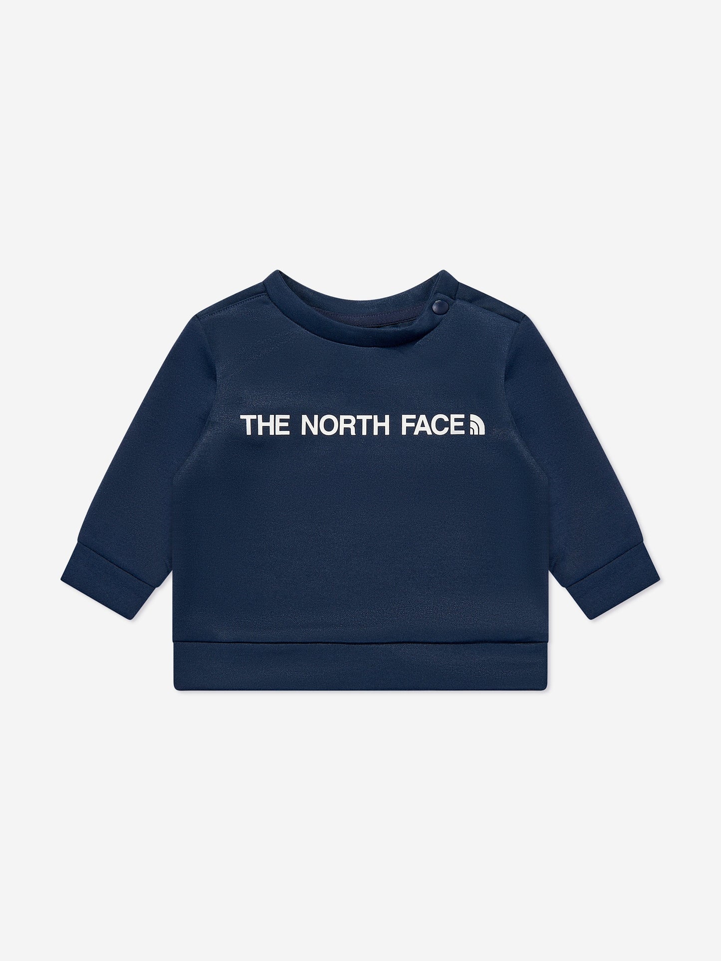 The North Face 男婴徽标运动服（海军蓝）