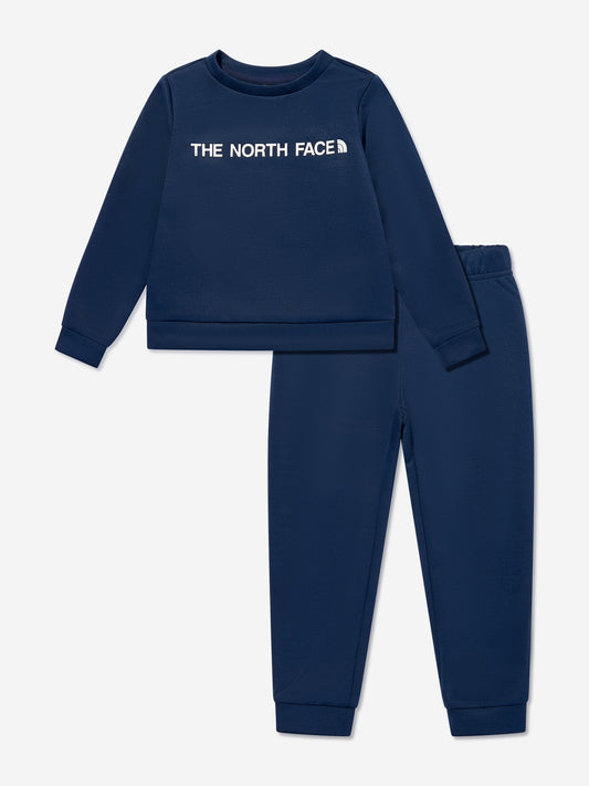 The North Face 儿童徽标运动服（海军蓝）