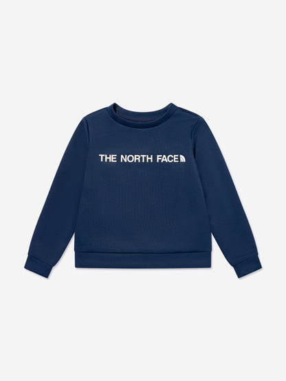 The North Face 儿童徽标运动服（海军蓝）
