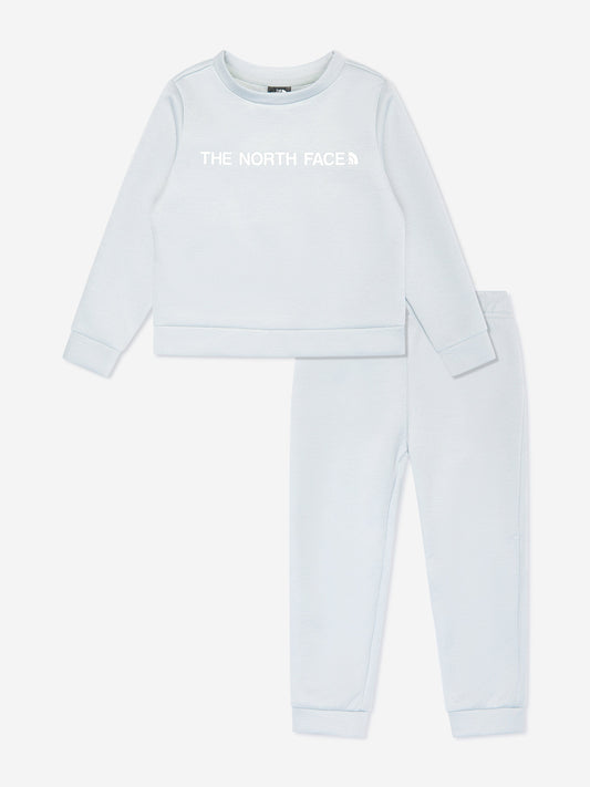 The North Face 儿童徽标运动服（灰色）