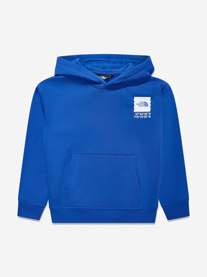 The North Face 男童蓝色 Coordinates 图案超大连帽衫