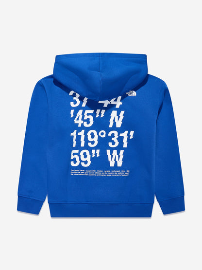 The North Face 男童蓝色 Coordinates 图案超大连帽衫