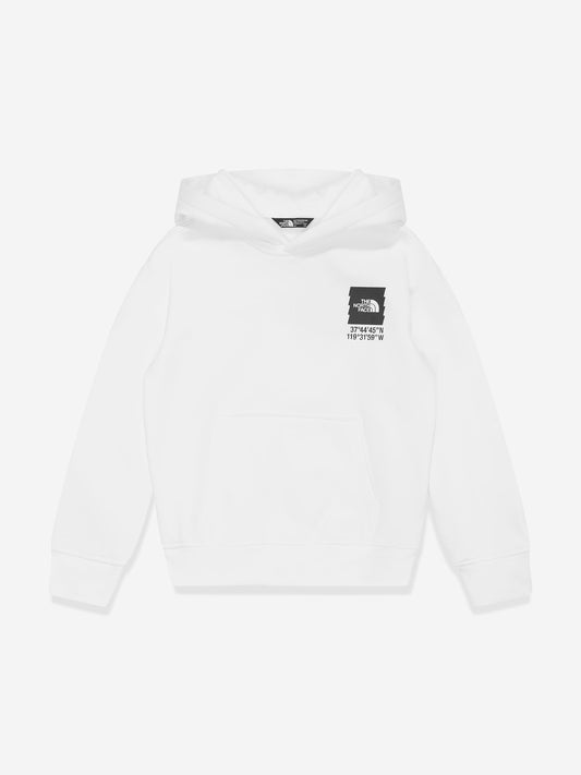 The North Face 男童白色 Coordinates 图案超大连帽衫