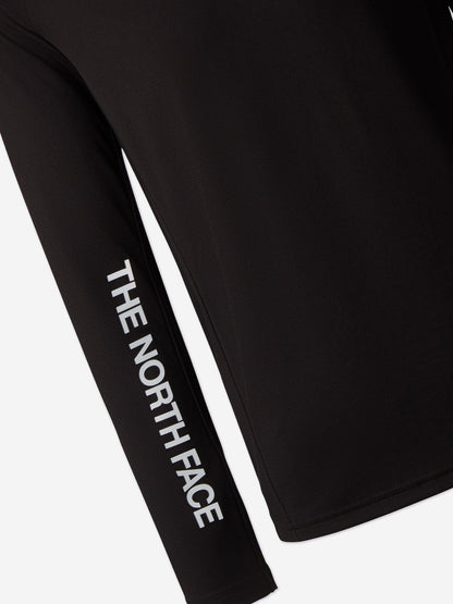 The North Face 儿童 Never Stop 长袖 T 恤（黑色）