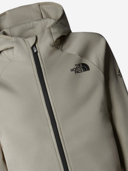 The North Face 男童 Mountain Athletics 全拉链连帽衫（米色）