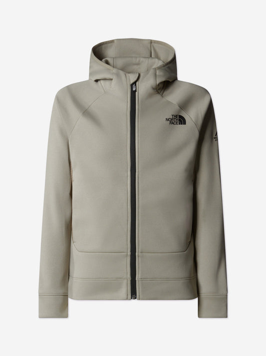 The North Face 男童 Mountain Athletics 全拉链连帽衫（米色）