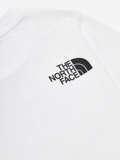 The North Face 男童白色长袖 T 恤