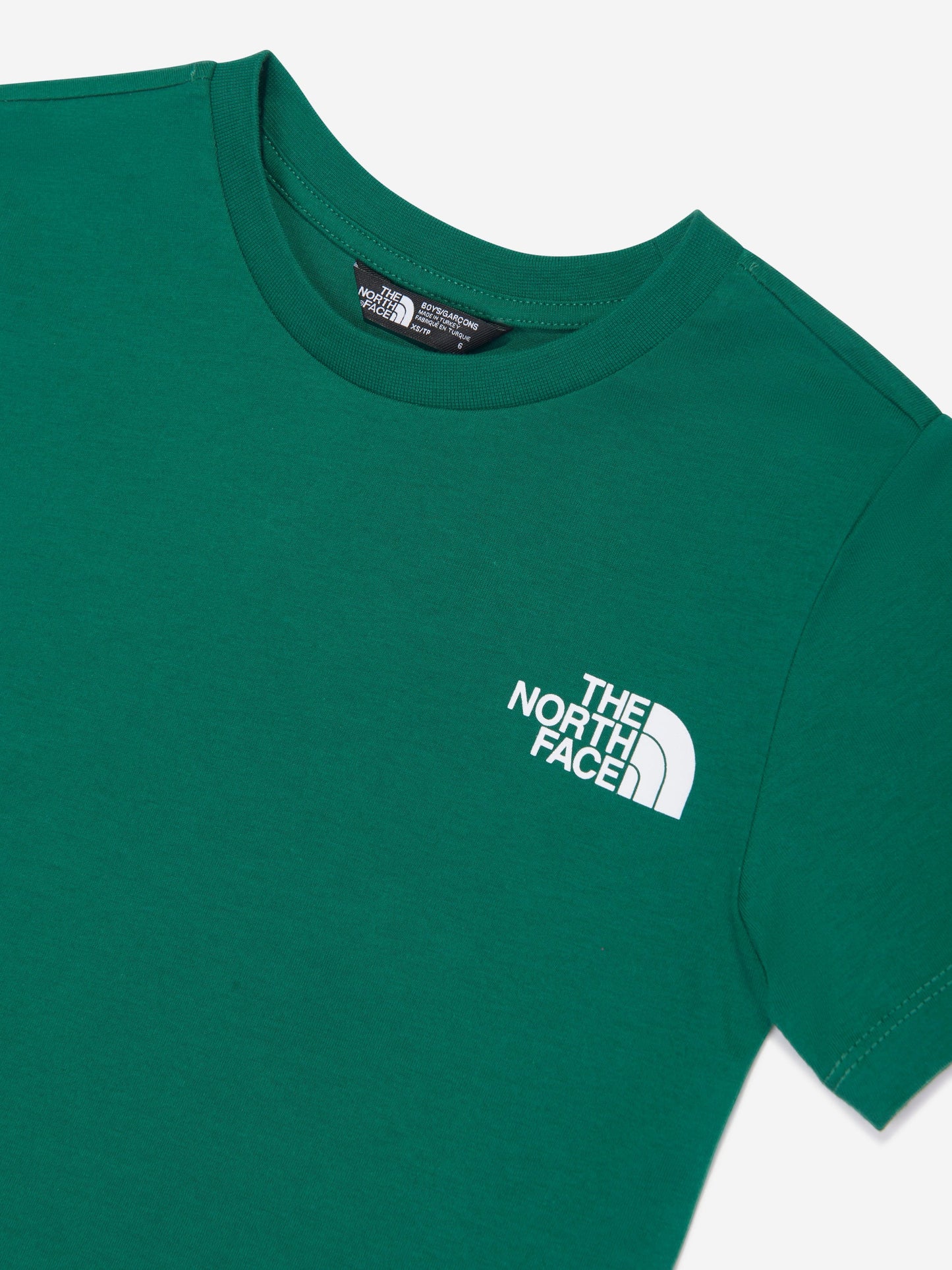 The North Face 男孩 Redbox T 恤（绿色）